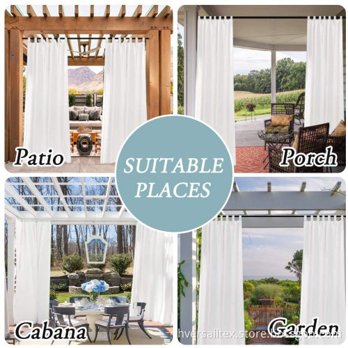 Thermal Insulated Outdoor Blackout Curtain